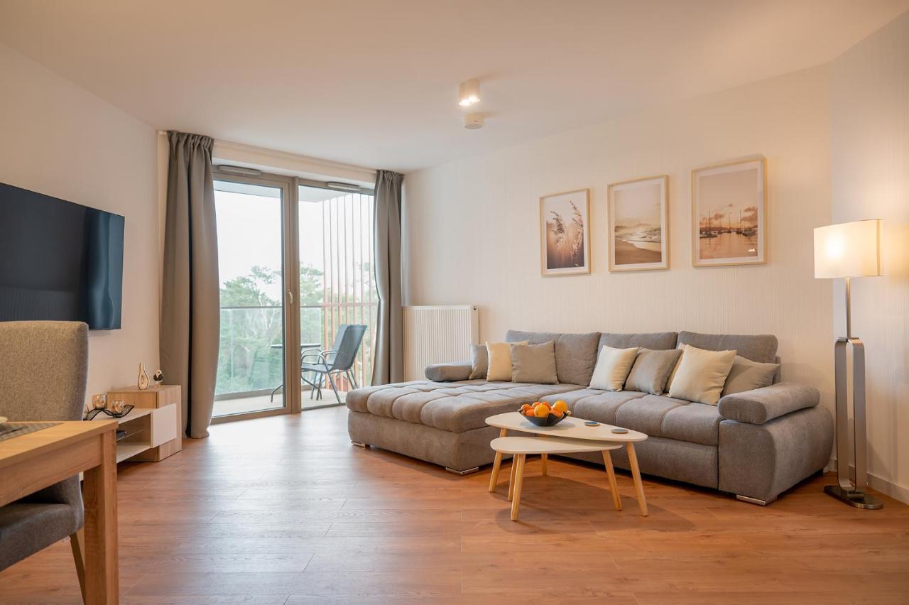 Pinea Sky Premium Apartament Z Widokiem Na Morze Ze Spa I Basenem Przy Plazy Поберово Экстерьер фото