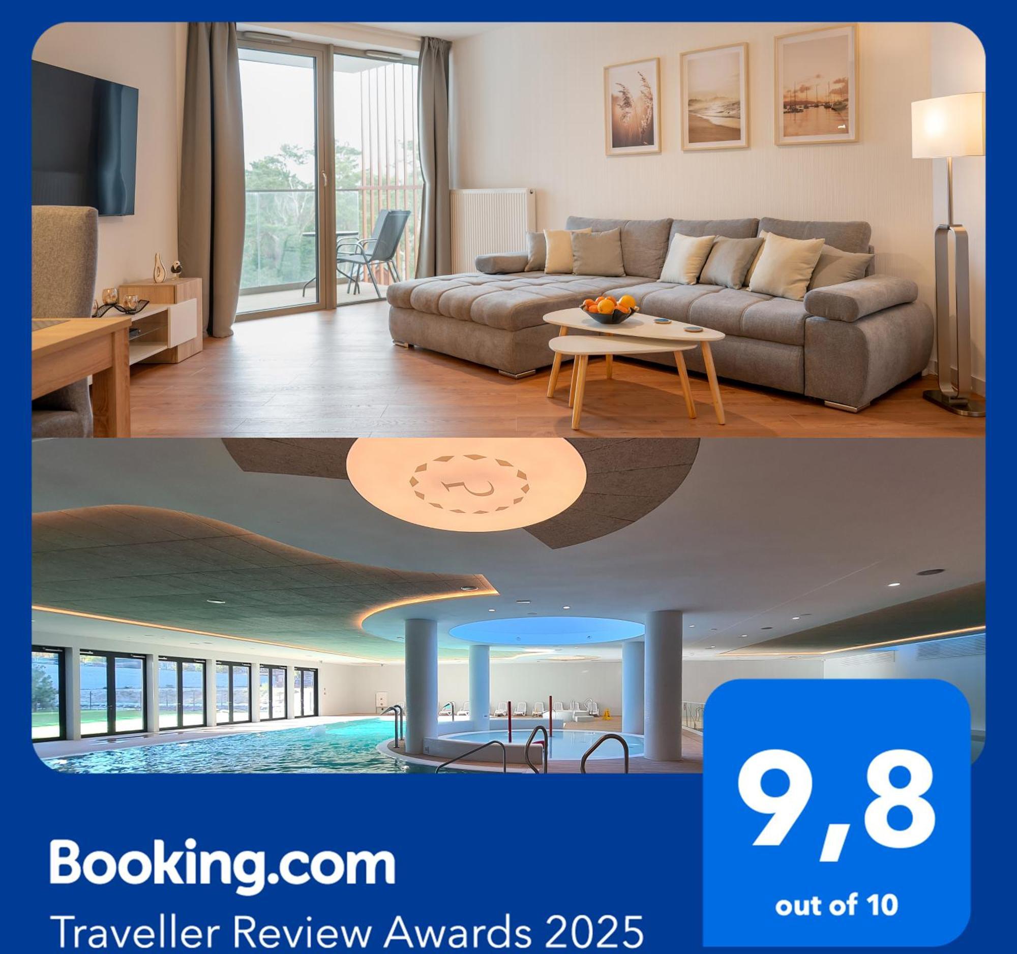 Pinea Sky Premium Apartament Z Widokiem Na Morze Ze Spa I Basenem Przy Plazy Поберово Экстерьер фото
